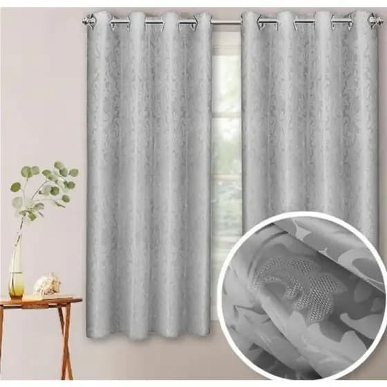 Cortina Jacquard Sala Quarto e Cozinha 2.80m X 1.80m Tecido Grosso para Decorar sua Casa na Promoção
