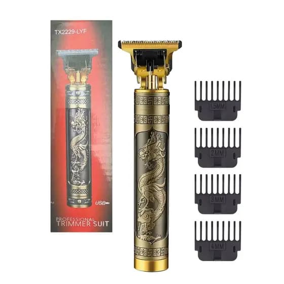 Máquina de Barbear e Cortar Cabelo Recarregável Sem Fio Dragão T-Blade XLS TX2229-QH