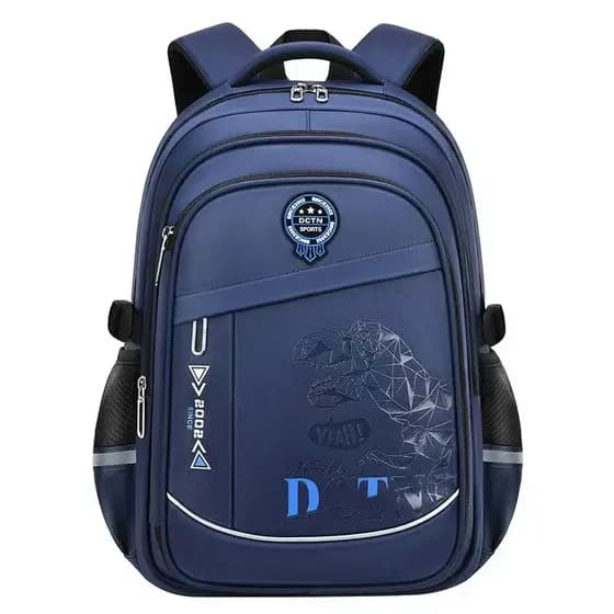 Mochila Escolar Masculina LukeSports Grande Reforçada Dino