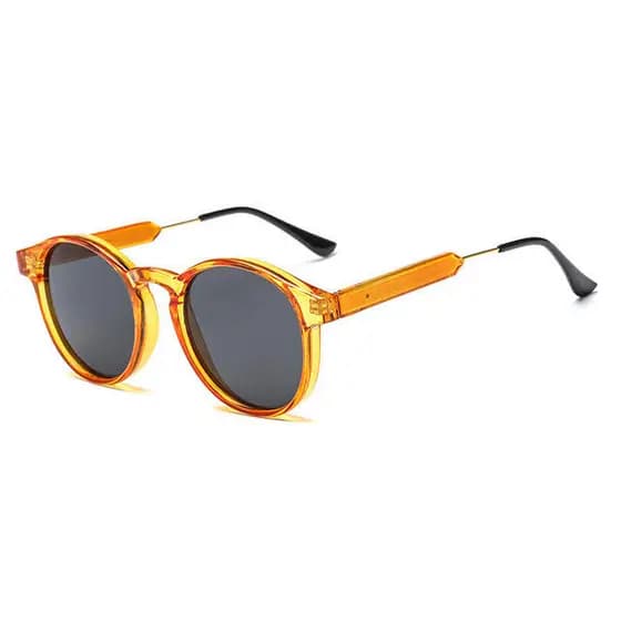 Óculos de Sol Redondo Retrô Torino UV400 – Design Robusto Hastes Largas – LukeSports