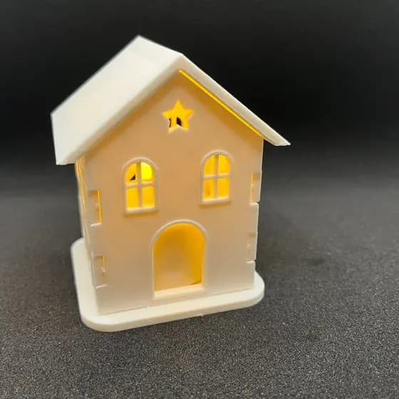 Casinha - Igrejinha - Decoração - Mini casa - Enfeite - Presente - Surpresa - Natal Decoração Natalina