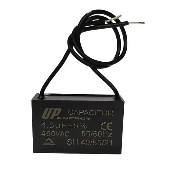01Pç/03 Pçs/08 Pçs Capacitor Quadrado 4,5uF CBB61 50/60Hz 2 Fios Usado em Ventilador e Outros