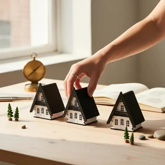 3 Mini Casa Chalé enfeites de natal e decoração presépio de natal grande arvore de natal