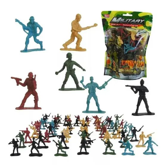 Boneco Soldados Militar Miniatura Soldadinhos Plastico Tanque Guerra veículos exército