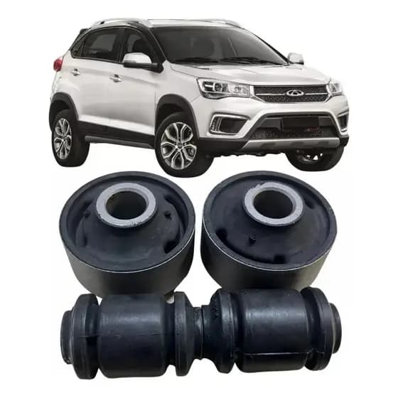 Kit 4 Buchas Bandeja Completa Caoa Tiggo 2 1.5 2018 A 2020