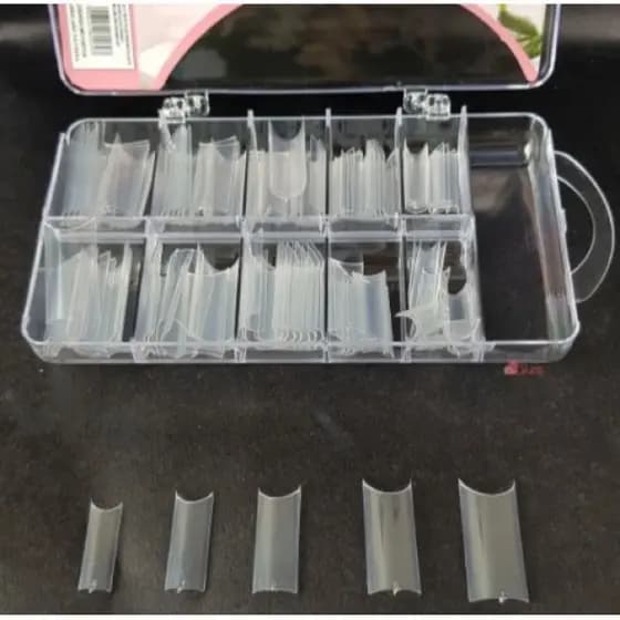 Unhas Postiças Kit com 100Unid. Acrigel Postiça Realista entre outras