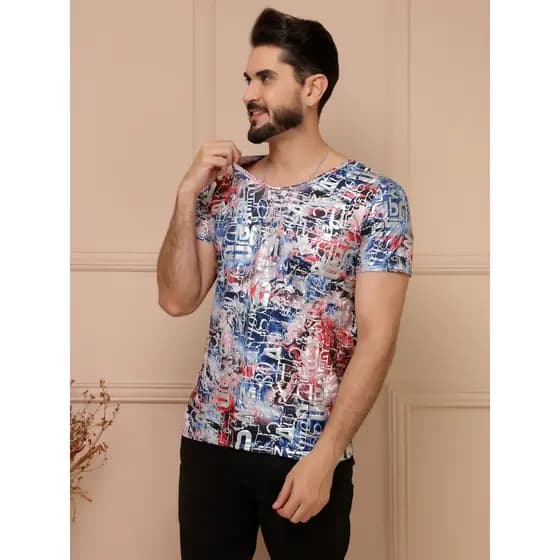 camiseta masculina com estampa
