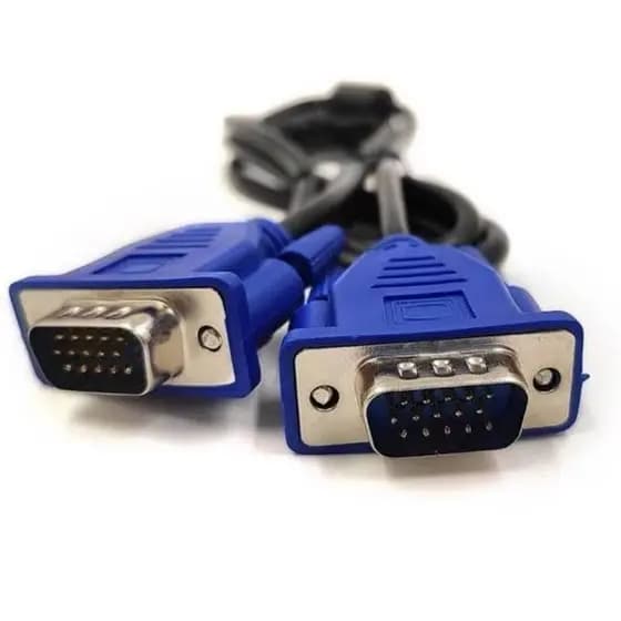 5x CABOS VGA 1.5M NOVO, MENOR PREÇO DO BRASIL