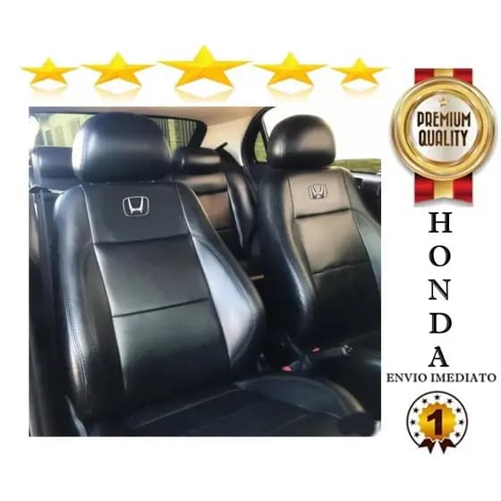 Capa Para Banco DE Carro 100% Couro Honda Hrv New Civic City Fit