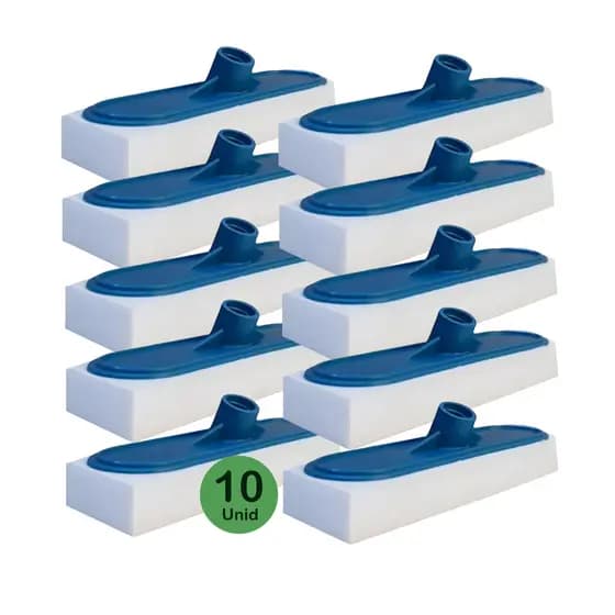 Kit 10 Esponja Magica para Rodo - Esfregão Limpa Piso Azulejo Rejunte e muito mais - Pronta Entrega