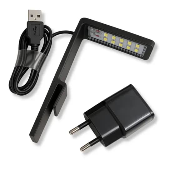 Luminária LED para Aquário 5w - Luz Branca - Ideal para Aquários de até 15 litros