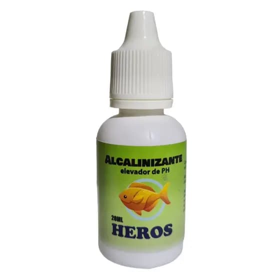 Alcalinizante para Aquário Heros - Alcali - Elevador de PH - 20ml