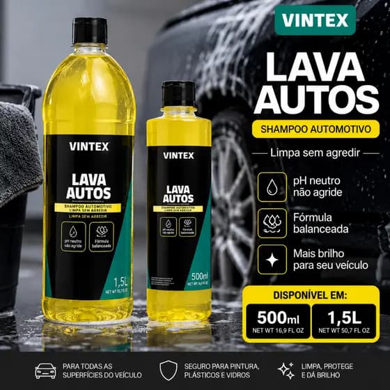 Shampoo Automotivo Lava Autos Vonixx Vintex Ph Neutro Concentrado Escolha o Seu Produto Original