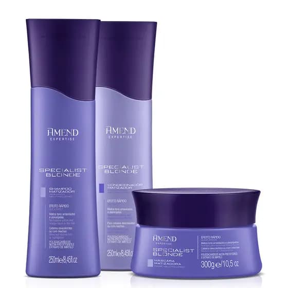 AMEND EXPERTISE KIT SPECIALIST BLONDE SH E COND 250ML E MÁSC 300G
