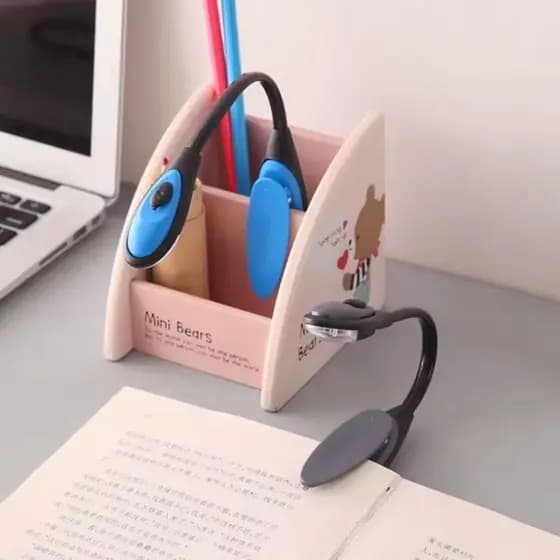 Luminária Clip De Leitura Led Portátil Para Livro Estudo Viagem Escritório
