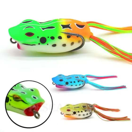 Frog Boca Chata - Sapinho Anti-enrosco - 5,2cm/10g - Popper / Superfície - Tucunaré, Traira, Black Bass