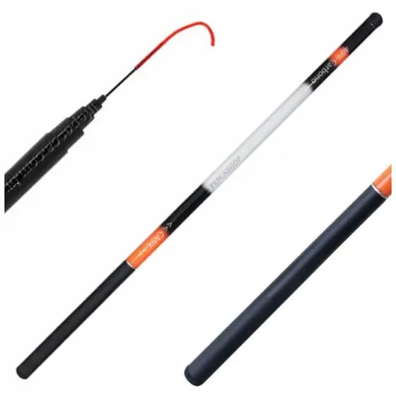 Kit Completo = 2 x Varas Telescópica Lisa 4,50M - Linha - Enrolador - Anzóis - Chumbada - Boias