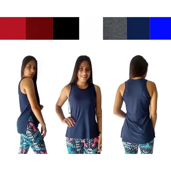 Regata feminina fitness camiseta tapa bumbum