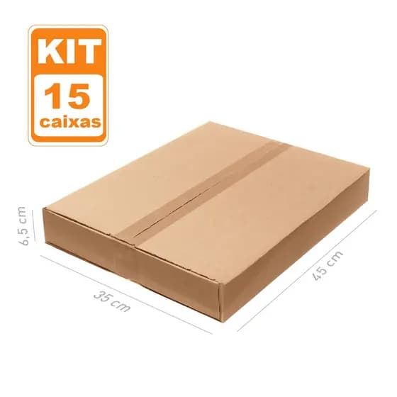 15 Caixas Papelão embalagem 45X35X6 Quadros Espelho Livros