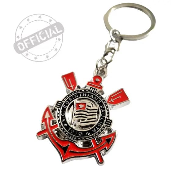 Chaveiro Em Metal Corinthians Produto Oficial Envio Imediato