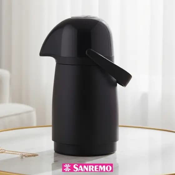 Garrafa Térmica Plástica Expressar Preto 500ml Termic Sanremo