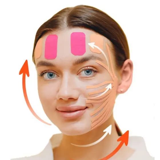 Fita Lifting Facial Anti Sinais De Expressão Anti Rugas