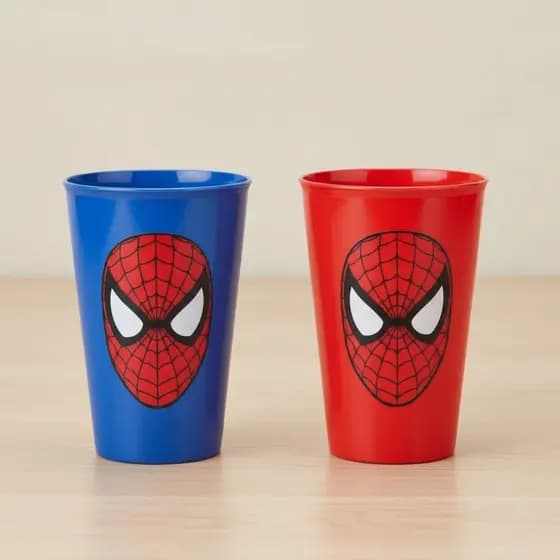 Copos Homem Aranha 380ml Reutilizáveis Kit 10/2030/40 Unidades Para Festas e Presentes