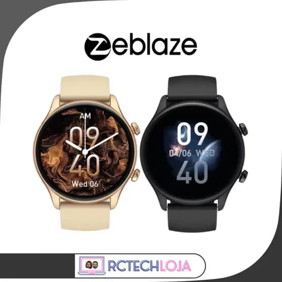 Relógio Inteligente Zeblaze Btalk 3 Plus Smartwatch Chamada Bluetooth Esportes Monitor Cardíaco