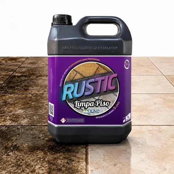 Limpa Piso Remove Encardido 5 Litros Pedra Renova Cerâmica Rustic