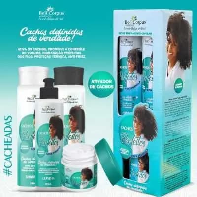 Kit Capilar Para Cachos Bell Corpus Cosméticos