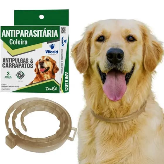 Coleira Anti Pulga Carrapato Para Cães Dugs