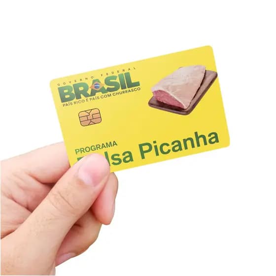 Adesivo Para Cartão Bolsa Picanha