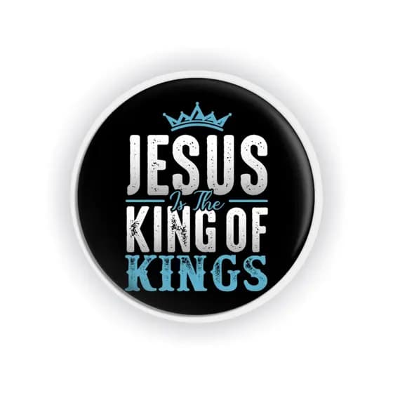 Adesivo Jesus King of Kings Rei dos Reis evangelico cristão gospel crente