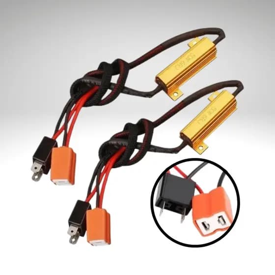 Par Canbus Canceller Led H7 Sem Erro Falhas Eletrônico