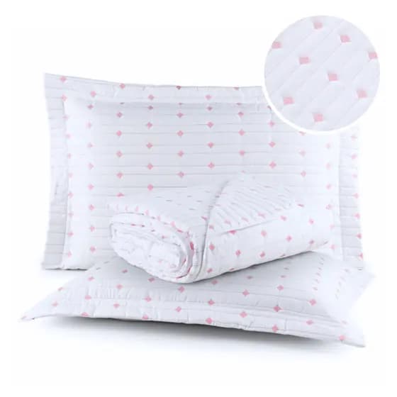 Cobre leito Bordado Percal 200 fios Dupla Face Aba Americana Casal Queen King Solteiro Decor