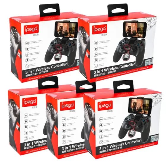 Kit Atacado controle ipega 9076 original e lacrado