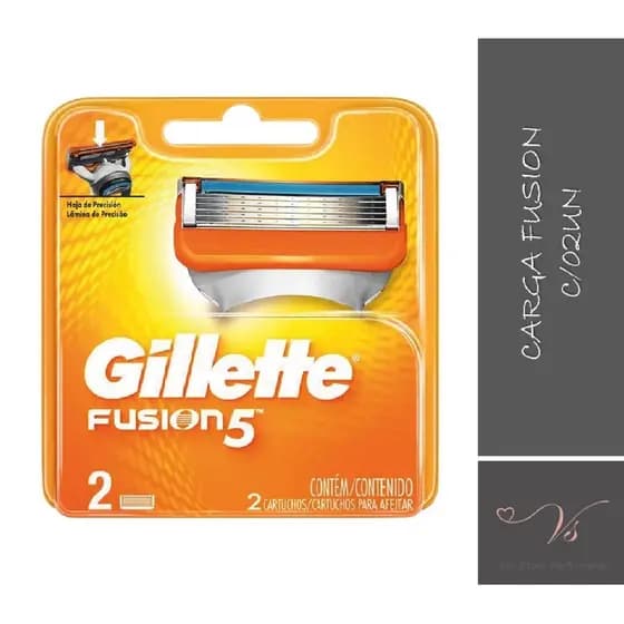 Carga para Aparelho de Barbear Gillette Fusion 5 com 2 OU 4 unidades Original