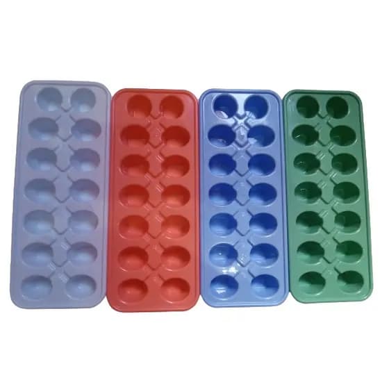 Forma para gelo varias cores plástico reforçado.