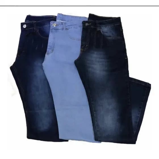 Kit 2 Calças jeans Tradicional Masculina
