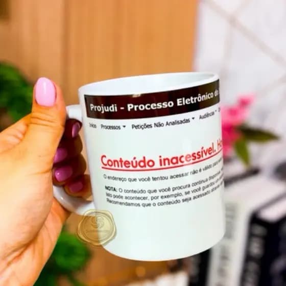 Caneca personalizada PROJUDI.