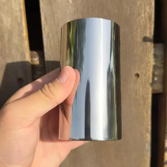Copo Cuia Tereré Aço Inox 100% REDONDO 250 ml