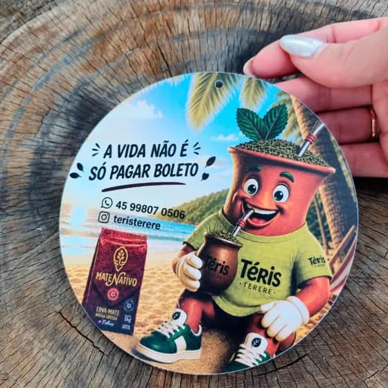 Cevador Vira Mate 13,5 cm Plástico Chimarrão Téris Tereré