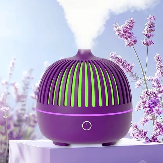 Difusor De Aroma 12 Horas Umidificador Ultrassônico 2 Modo De Névoa Silencioso Para Pele Sensível Alívio De Secura