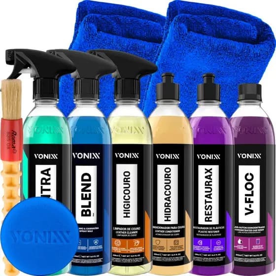 Kit Lavagem Automotiva Completa Profissional Produto Premium