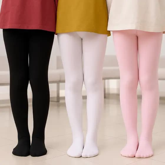 Kit 3 Meia Calça Infantil Para o Inverno Cores Variadas Meias Para Crianças Ideal Para O Frio