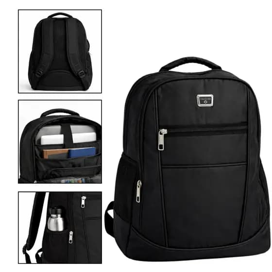 Mochila Universitária Para Trabalho Faculdade Viagem Unissex Bolso para Notebook