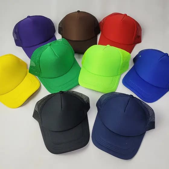 Boné Trucker Telado Aba Curva Masculino Feminino Unissex Colorido Snapback C-4