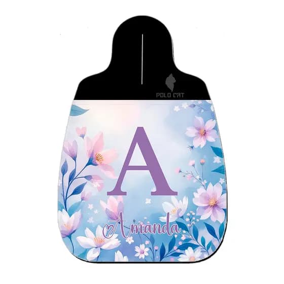 Lixeira De Carro Personalizado Com Nome Primavera Suave Floral