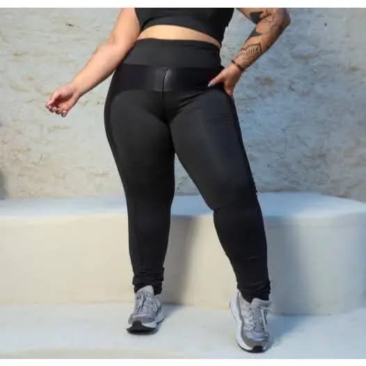Legging Poliamida | Cintura Alta | Empina Bumbum | Plus Size Fitness