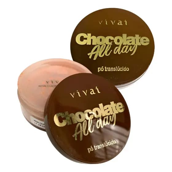 Pó Facial Translúcido Chocolate All Day Vivai